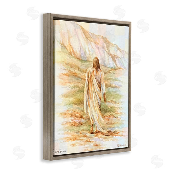 Stupell Industries Linda Sperruzzi | Forty Days Jesus Walking