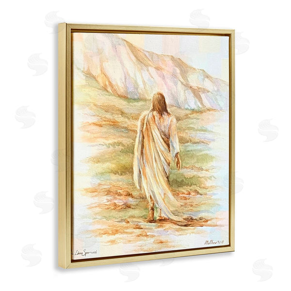 Stupell Industries Linda Sperruzzi | Forty Days Jesus Walking