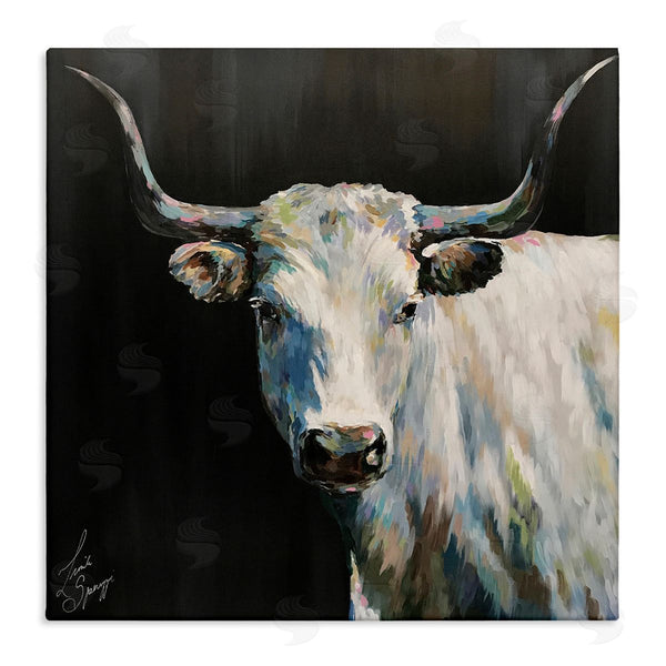 stupell industries Linda Sperruzzi | Frances Modern White Cow Portrait