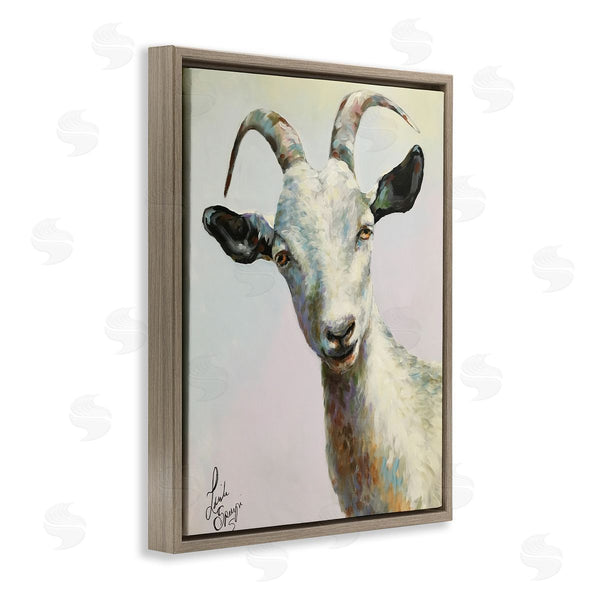 Stupell Industries Linda Sperruzzi | Joe Modern Goat Portrait