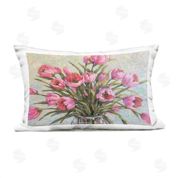 Stupell Industries Linda Sperruzzi | New Blooms Tulip Painting Printed Throw Pillow