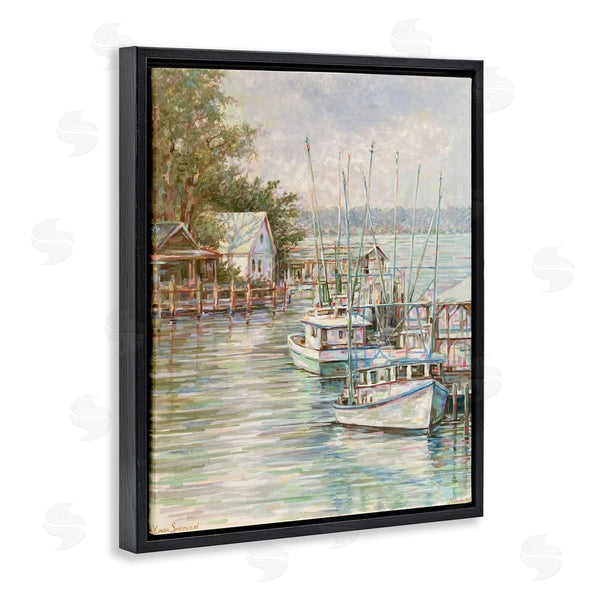 Stupell Industries Linda Sperruzzi | Noon At Shem Creek Boats