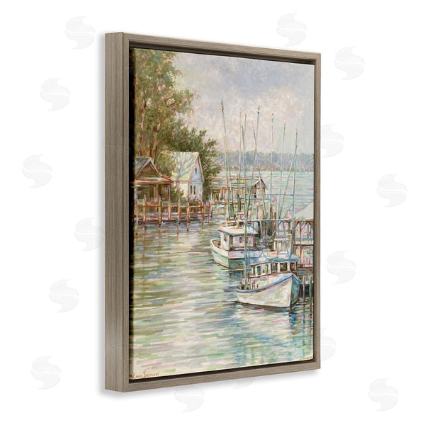 Stupell Industries Linda Sperruzzi | Noon At Shem Creek Boats
