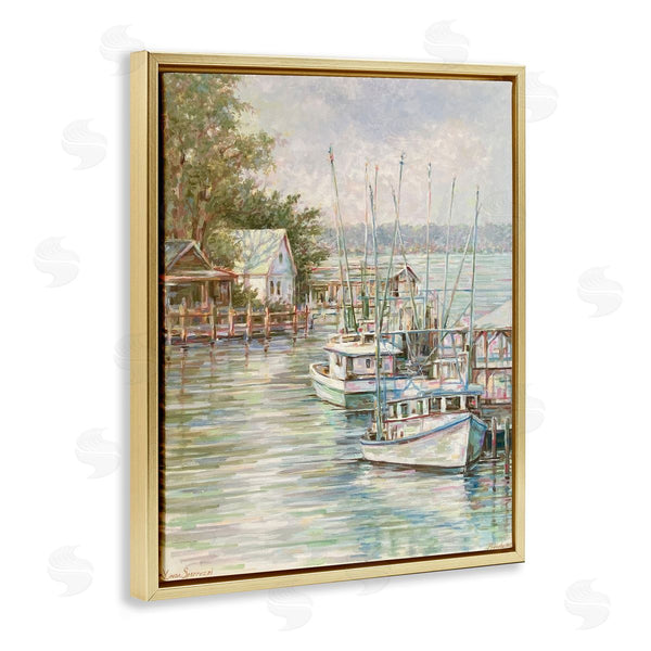 Stupell Industries Linda Sperruzzi | Noon At Shem Creek Boats