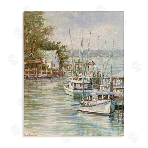 stupell industries Linda Sperruzzi | Noon at Shem Creek Boats