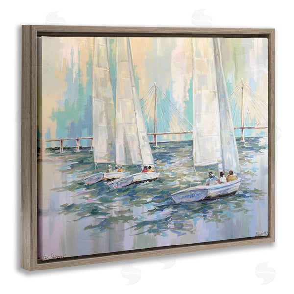Stupell Industries Linda Sperruzzi | Sailing The Cooper River