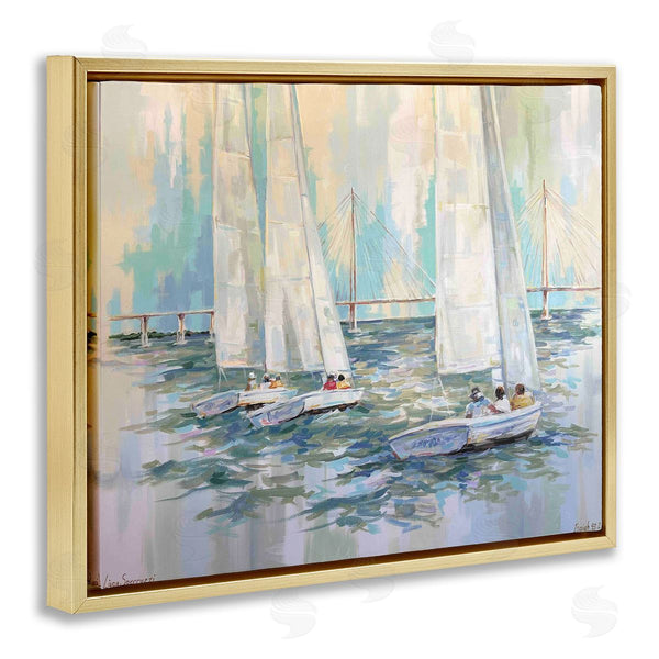 Stupell Industries Linda Sperruzzi | Sailing The Cooper River