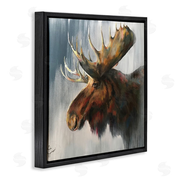 Stupell Industries Linda Sperruzzi | Samuel Modern Moose Painting
