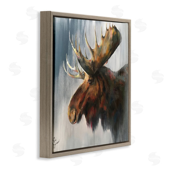 Stupell Industries Linda Sperruzzi | Samuel Modern Moose Painting