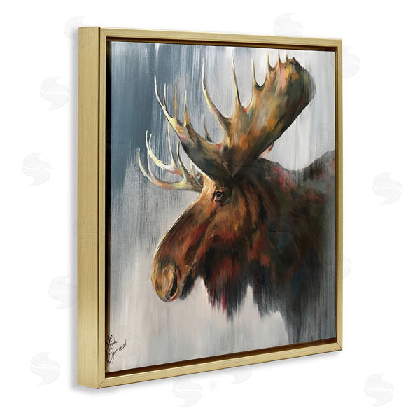 Stupell Industries Linda Sperruzzi | Samuel Modern Moose Painting