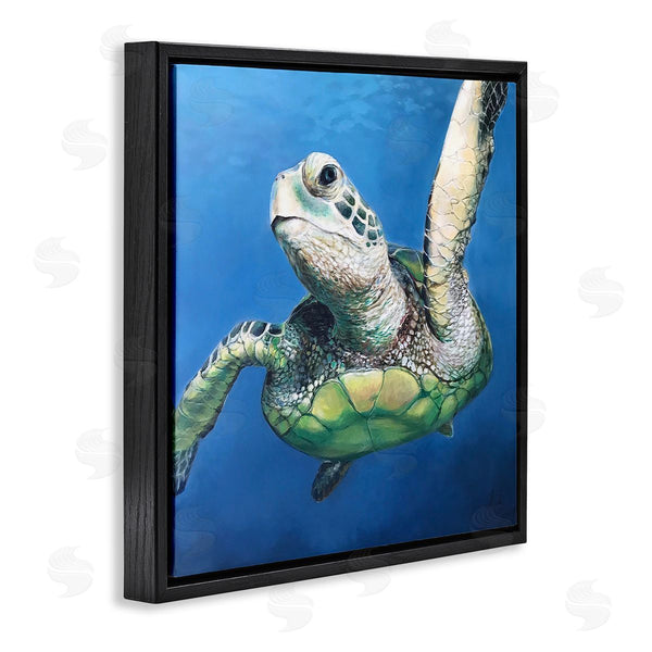 Stupell Industries Linda Sperruzzi | Sheldon Turtle Portrait Painting