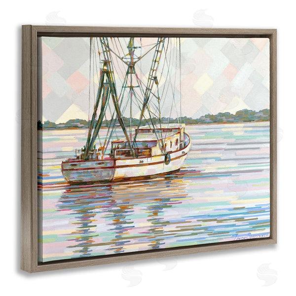 Stupell Industries Linda Sperruzzi | Shrimp Boat On The San Sebastian