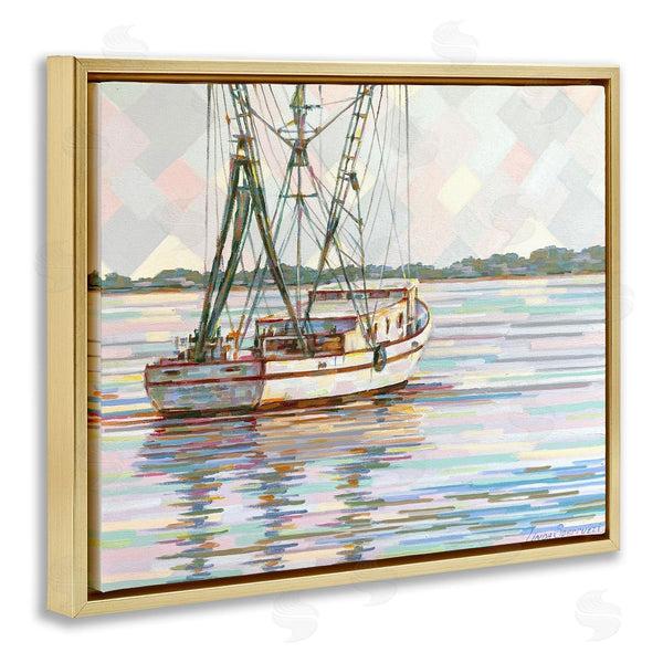 Stupell Industries Linda Sperruzzi | Shrimp Boat On The San Sebastian