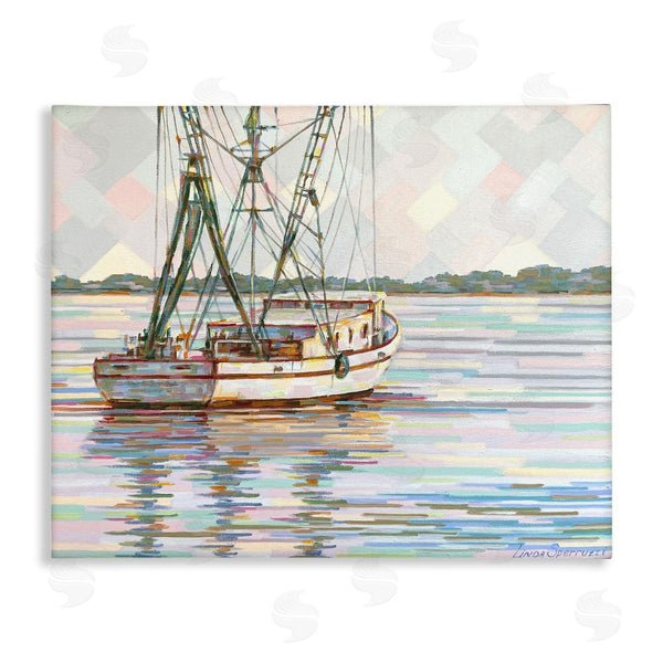 stupell industries Linda Sperruzzi | Shrimp Boat on the San Sebastian