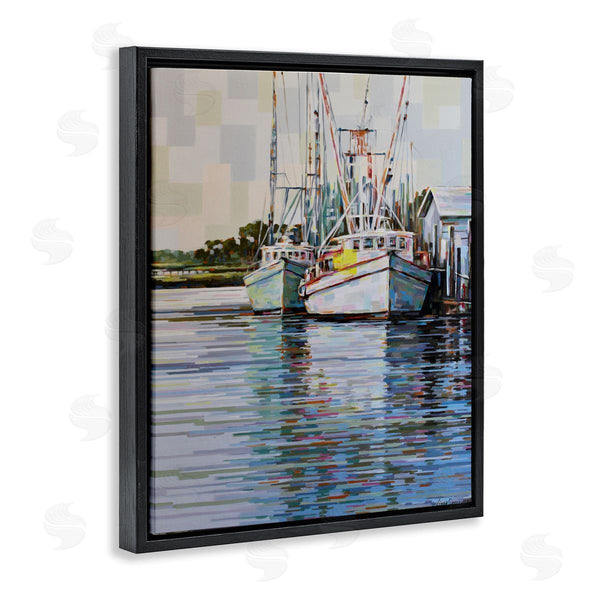 Stupell Industries Linda Sperruzzi | Shrimp Boat Reflections Painting