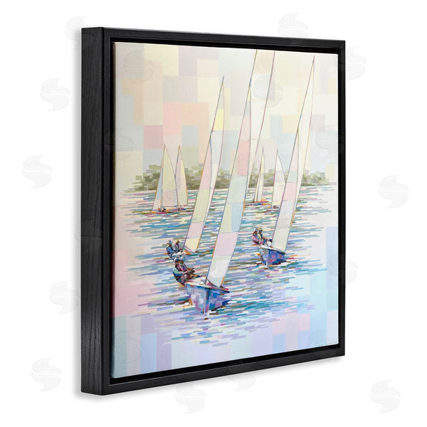 Stupell Industries Linda Sperruzzi | Stay The Course Racing Boat