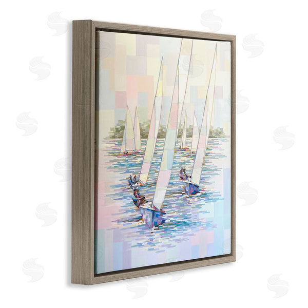 Stupell Industries Linda Sperruzzi | Stay The Course Racing Boat