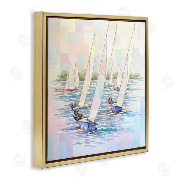 Stupell Industries Linda Sperruzzi | Stay The Course Racing Boat