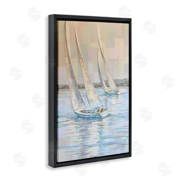 Stupell Industries Linda Sperruzzi | Sunday Sail Impressionistic Sailboats