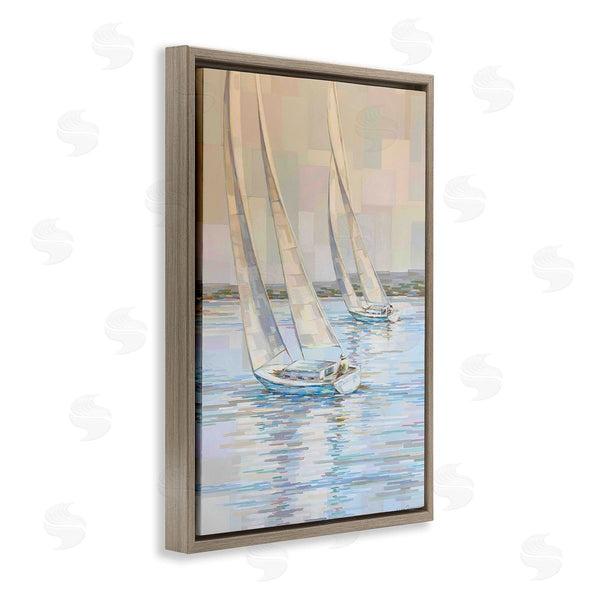 Stupell Industries Linda Sperruzzi | Sunday Sail Impressionistic Sailboats