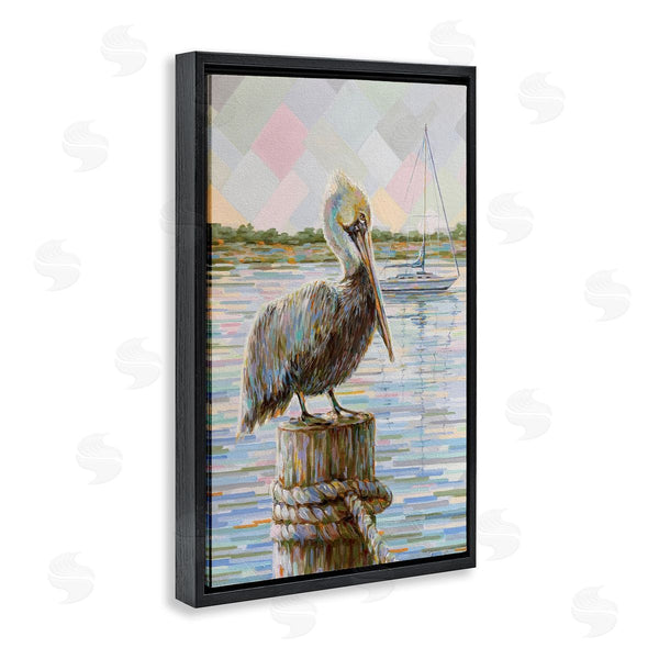 Stupell Industries Linda Sperruzzi | The Guardian Of The Dock Pelican