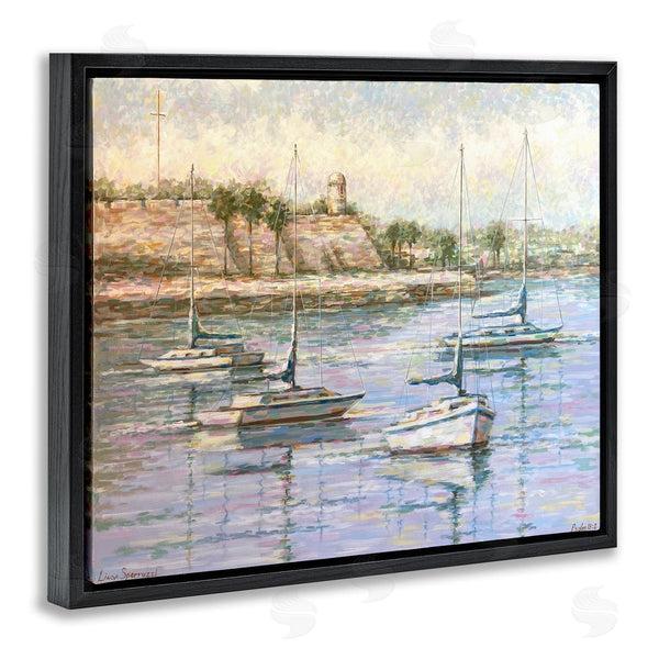 Stupell Industries Linda Sperruzzi | The Mighty Fortress And Boats
