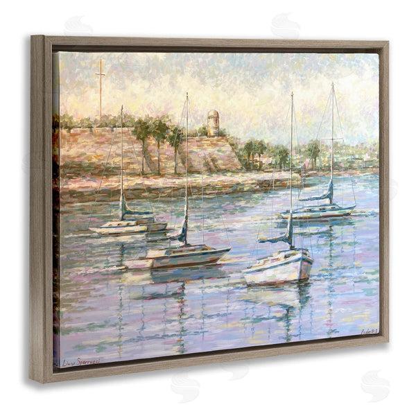 Stupell Industries Linda Sperruzzi | The Mighty Fortress And Boats