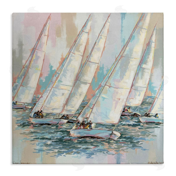 stupell industries Linda Sperruzzi | The Regatta at Sunset Race