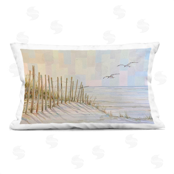 stupell industries Linda Sperruzzi | Tranquil Dunes Modern Coast Printed Throw Pillow