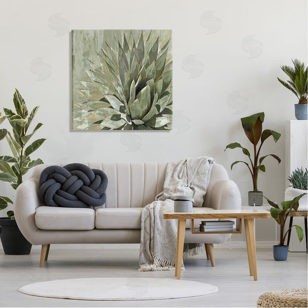 Stupell Industries Lindsay Benson | Green Botanical Abstract Leaves Wall Art