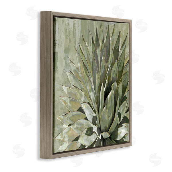 Stupell Industries Lindsay Benson | Green Botanical Abstract Leaves Wall Art