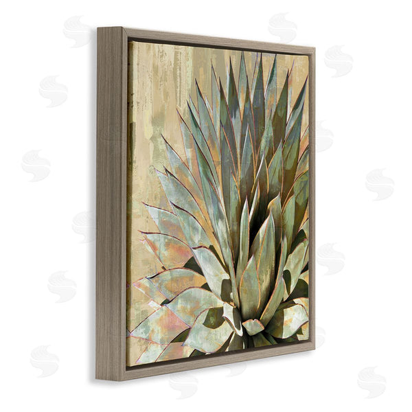 Stupell Industries Lindsay Benson | Green Succulent Agave Leaves