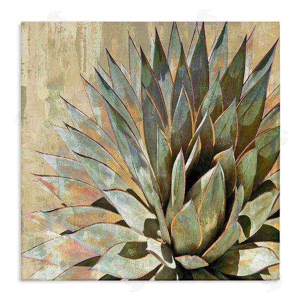 stupell industries Lindsay Benson | Green Succulent Agave Leaves