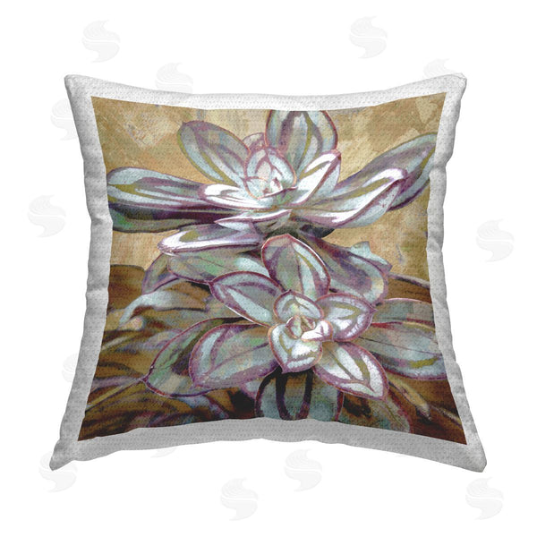 Stupell Industries Lindsay Benson | Rustic Desert Succulents Printed Throw Pillow