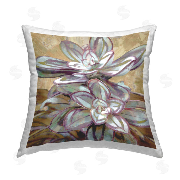 stupell industries Lindsay Benson | Rustic Desert Succulents Printed Throw Pillow