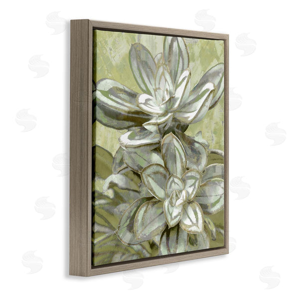 Stupell Industries Lindsay Benson | Succulent Plant Leaves Blooming Wall Art
