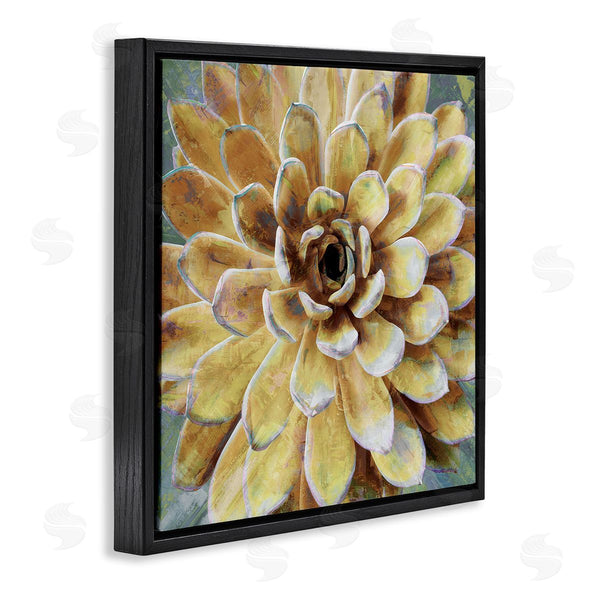Stupell Industries Lindsay Benson | Yellow Botanical Succulent Bloom Painting