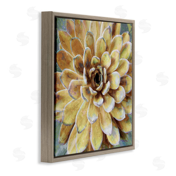 Stupell Industries Lindsay Benson | Yellow Botanical Succulent Bloom Painting