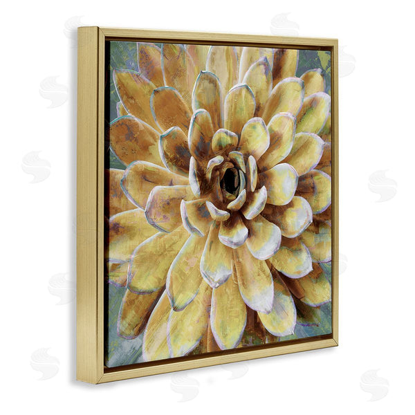 Stupell Industries Lindsay Benson | Yellow Botanical Succulent Bloom Painting