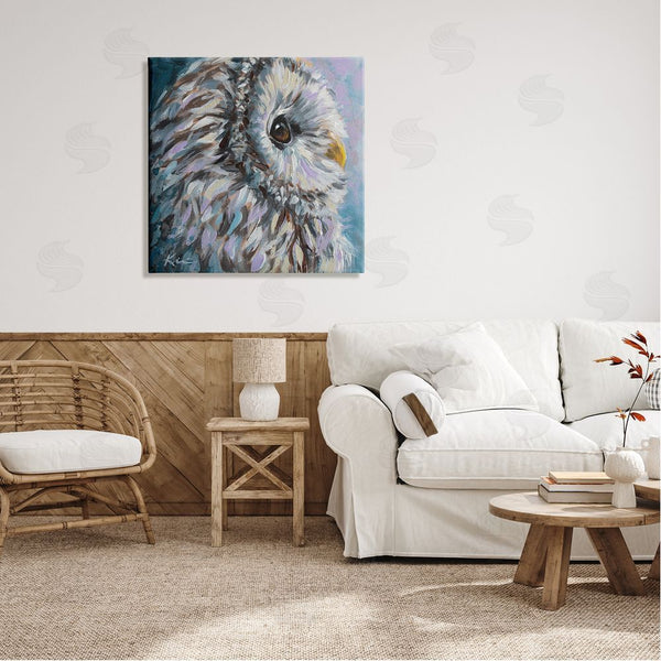 Stupell Industries Lindsay Kivi Fine Art | Barn Owl Pastel Hues Painting Wall Art