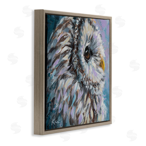 Stupell Industries Lindsay Kivi Fine Art | Barn Owl Pastel Hues Painting Wall Art