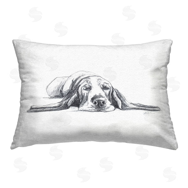 Stupell Industries Lindsay Kivi Fine Art | Bloodhound Pup Naptime