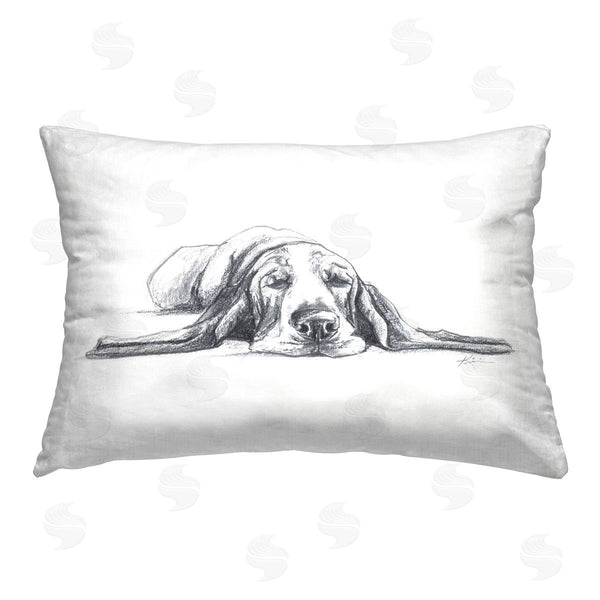 stupell industries Lindsay Kivi Fine Art | Bloodhound Pup Naptime