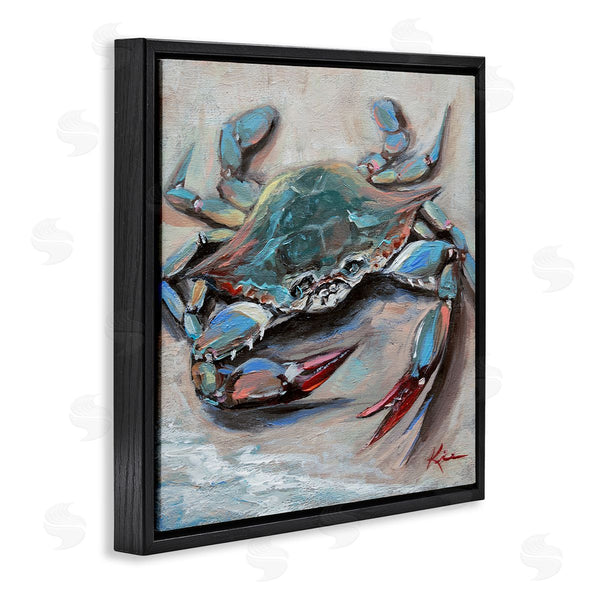 Stupell Industries Lindsay Kivi Fine Art | Blue Crab With Red Claws
