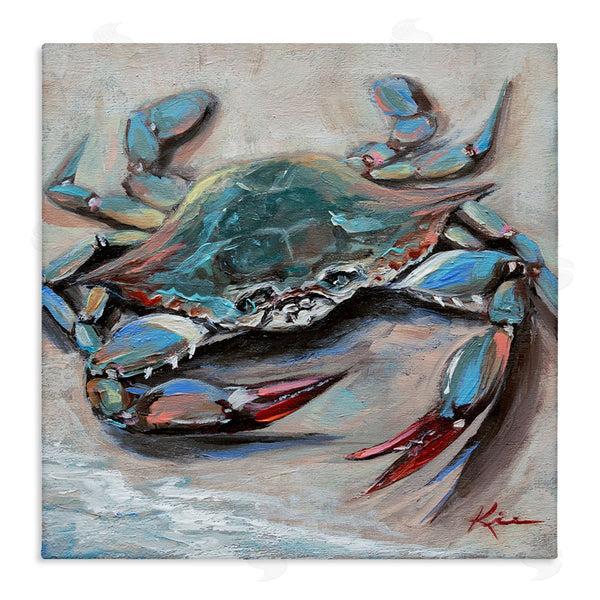 stupell industries Lindsay Kivi Fine Art | Blue Crab with Red Claws