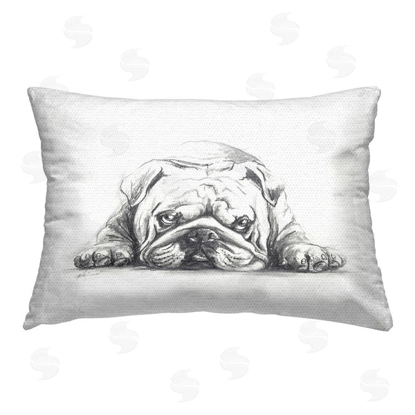 Stupell Industries Lindsay Kivi Fine Art | Bulldog Puppy Naptime