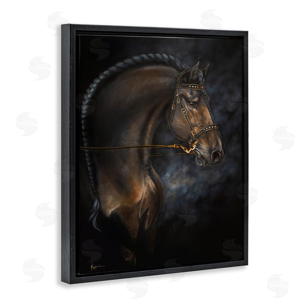 Stupell Industries Lindsay Kivi Fine Art | Expressive Equine Horse In Harness