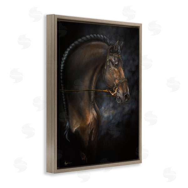 Stupell Industries Lindsay Kivi Fine Art | Expressive Equine Horse In Harness