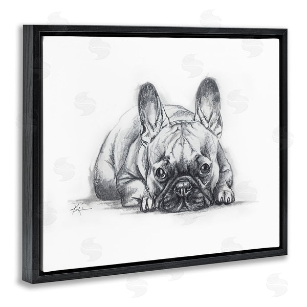 Stupell Industries Lindsay Kivi Fine Art | French Bulldog Naptime