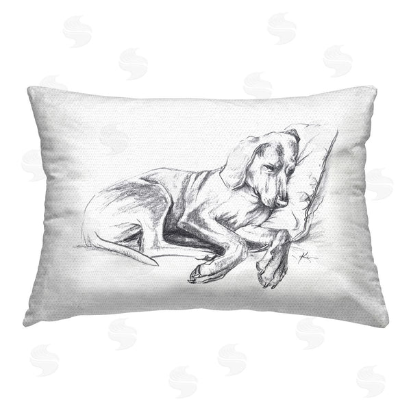 Stupell Industries Lindsay Kivi Fine Art | Napping Dog Drawing